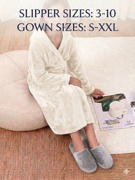 Gown and Slippers Combo