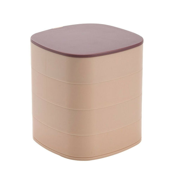 Jewellery Box with Mirror - 4 Tier