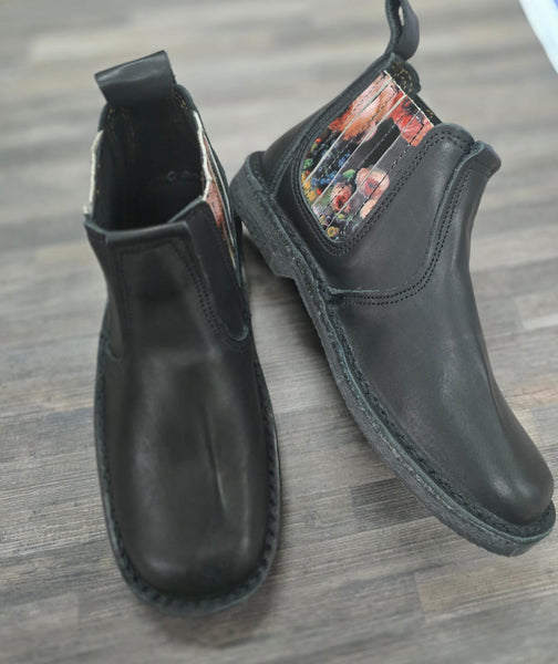 Ladies Genuine Leather Slip On