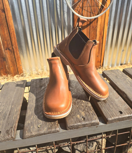 Ladies Genuine Leather Slip On