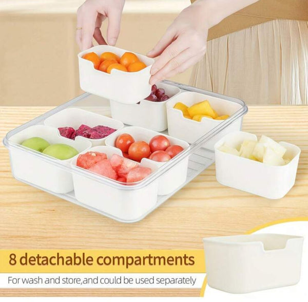 Multi-Purpose Snack Box - 8 Compartment