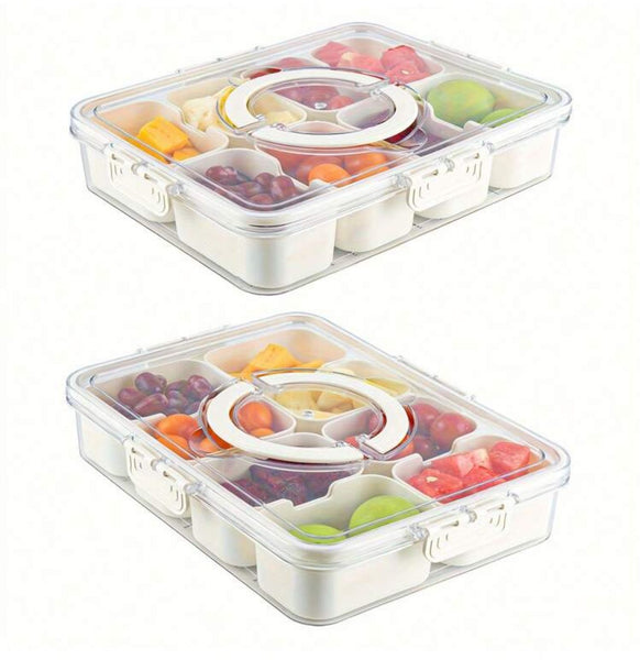 Multi-Purpose Snack Box - 8 Compartment