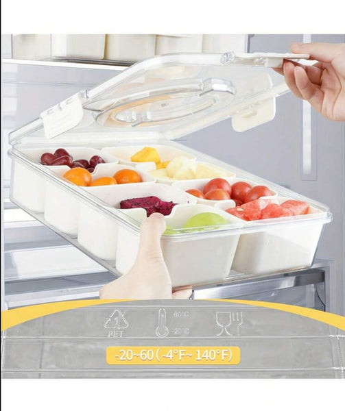 Multi-Purpose Snack Box - 8 Compartment