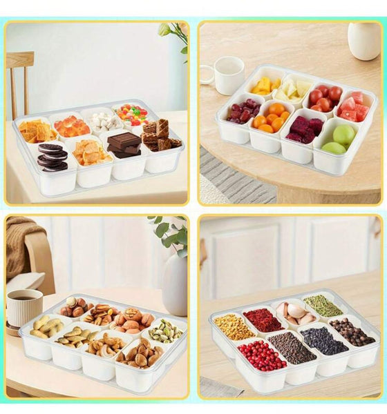Multi-Purpose Snack Box - 8 Compartment