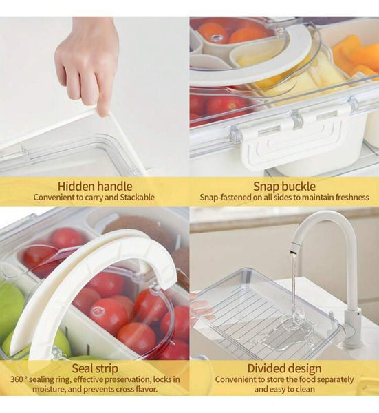 Multi-Purpose Snack Box - 8 Compartment
