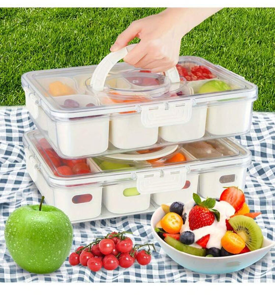 Multi-Purpose Snack Box - 8 Compartment