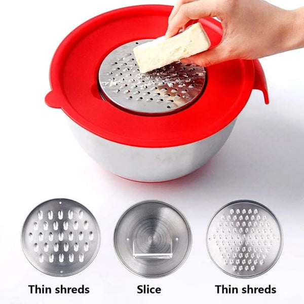 Multifunctional Mixing Bowl Set - 3 Piece