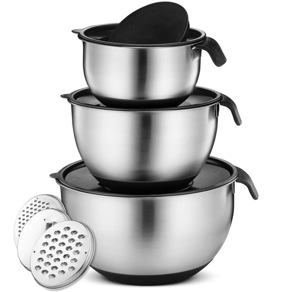 Multifunctional Mixing Bowl Set - 3 Piece
