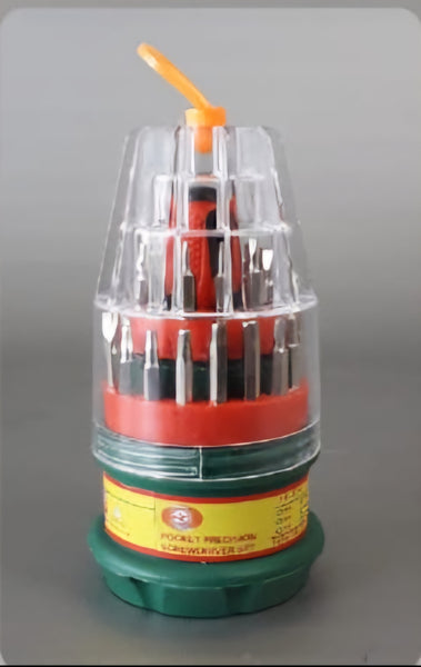 Screwdriver and Tip Set - 31 Piece
