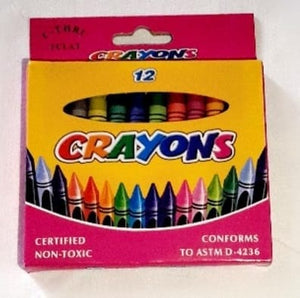 Soft Crayons - 12 Piece