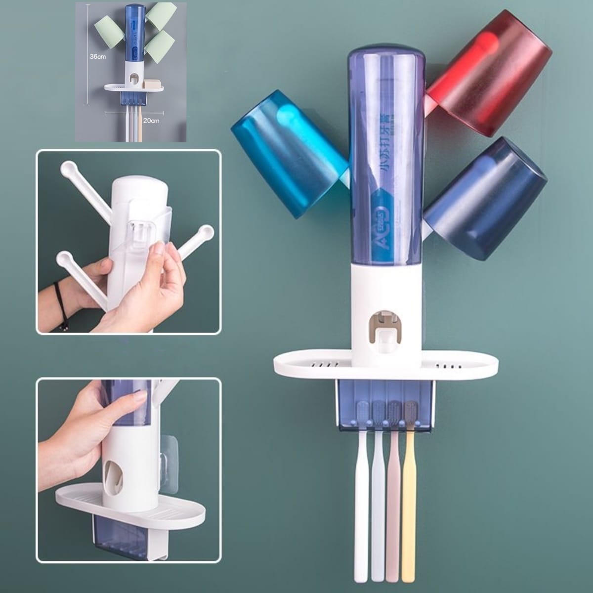 Automatic Toothpaste Dispenser – Elevation