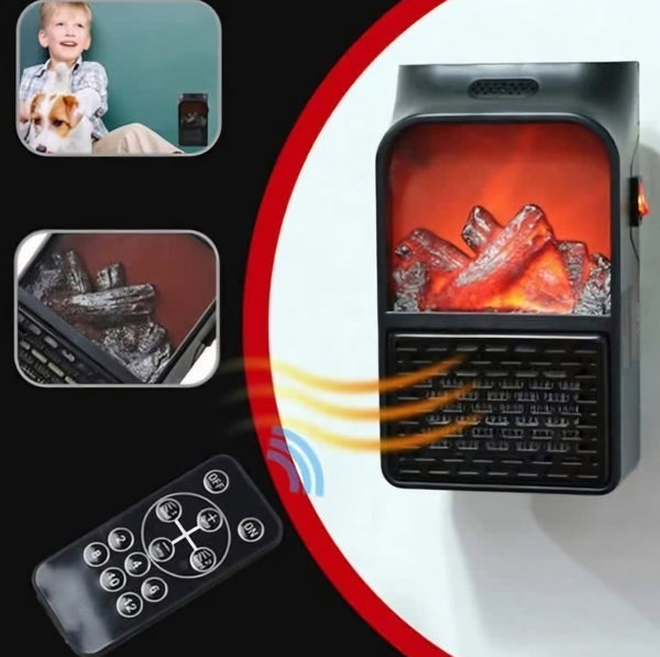 Flame Heater Remote Controlled