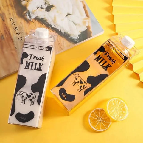 Cow Milk Carton Bottle