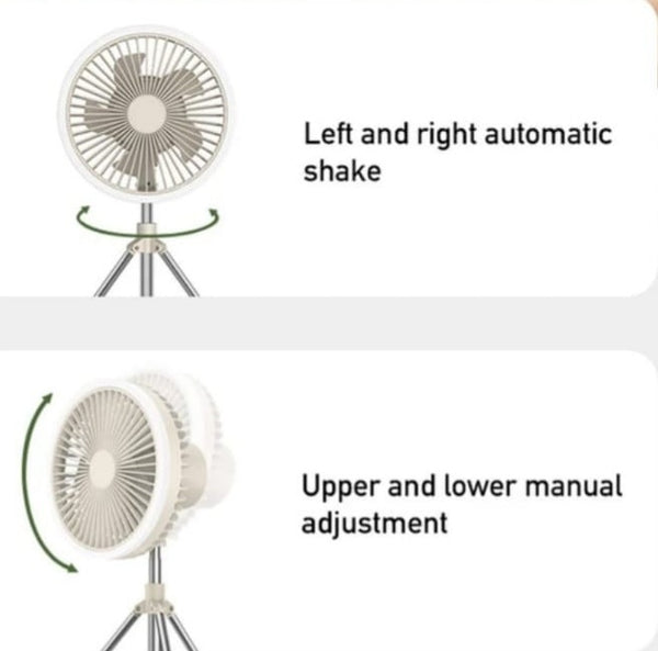 Remote Control Tripod Fan Light
