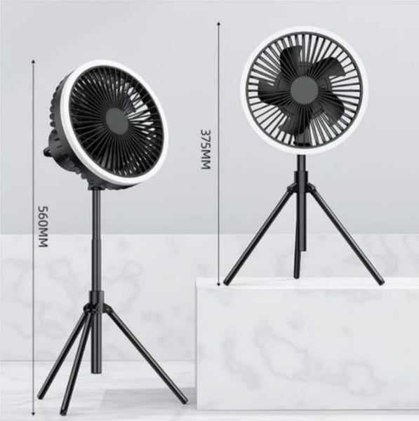 Remote Control Tripod Fan Light