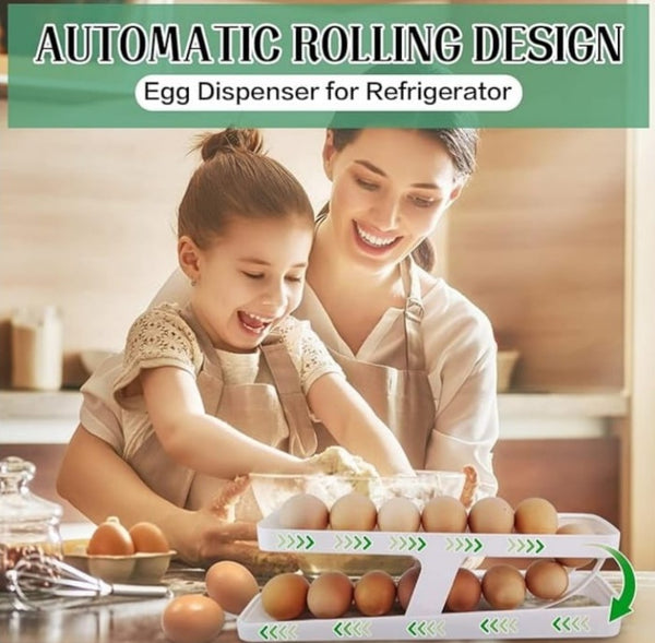 Rolling Egg Holder - 2 Layer