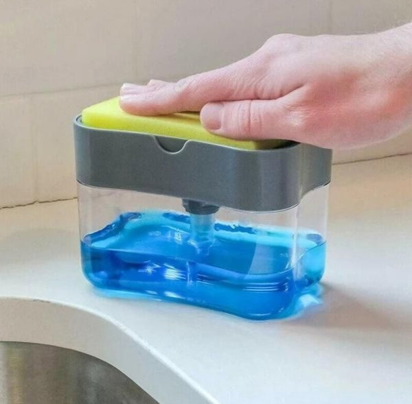 2-in-1 Soap Pump Dispenser and Soap Caddy