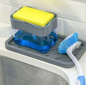 2-in-1 Soap Pump Dispenser and Soap Caddy