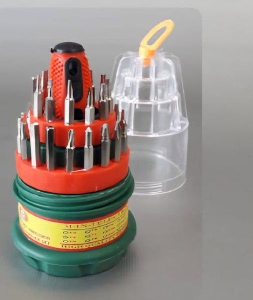 Screwdriver and Tip Set - 31 Piece