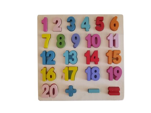 Alphabet / Numbers Wooden Puzzle