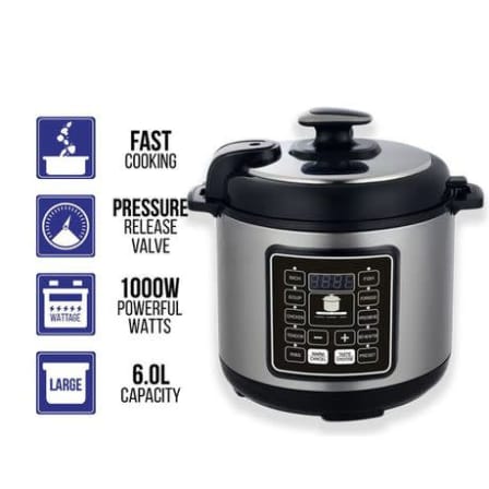 Silvercrest Electric Pressure Cooker – Elevation
