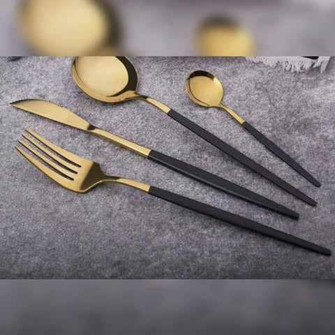 Stainless Steel Cutlery Set - 24 Piece