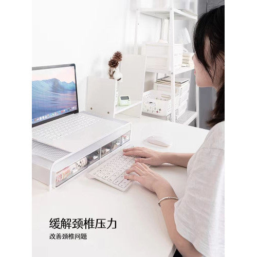 Multi-funtional Desktop Monitor Riser - Single – Elevation