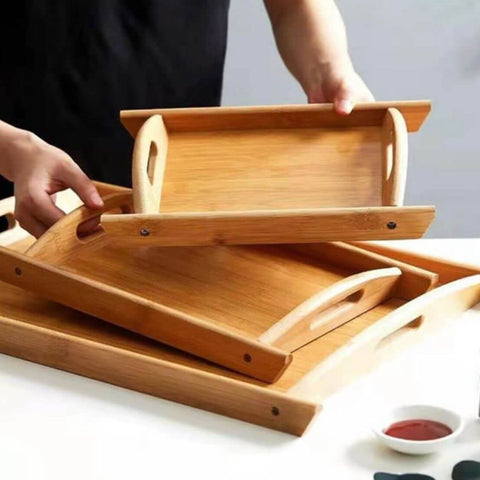 Bamboo Serving Trays – Elevation