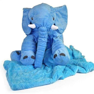 Elephant Pillow with Blanket