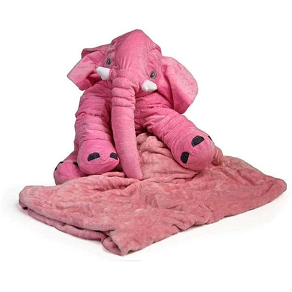 Elephant Pillow with Blanket