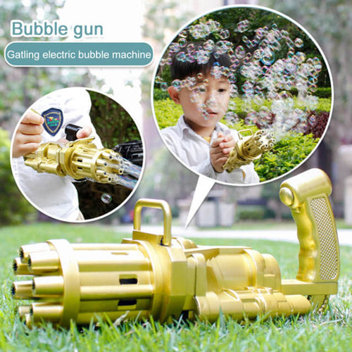 Kids Automatic Gatling Bubble Gun Small