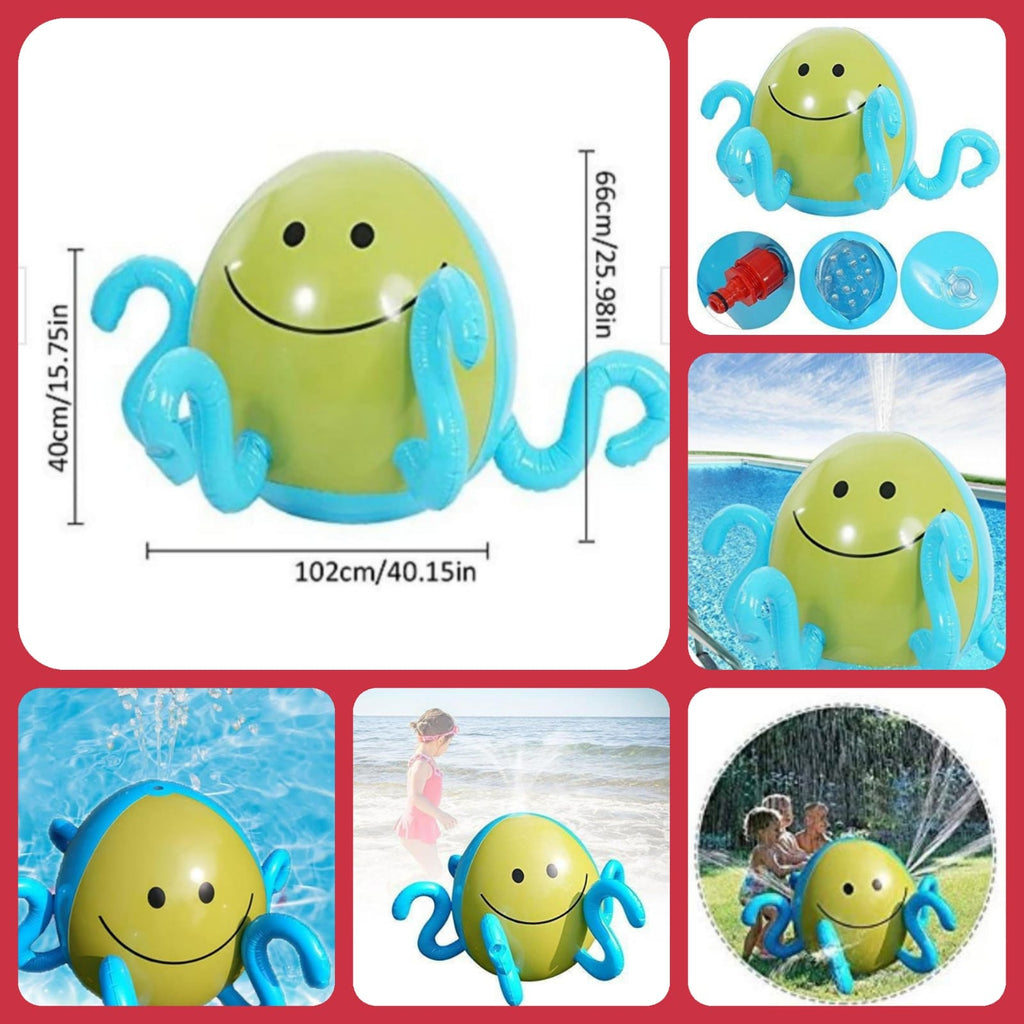 Octopus Inflatable Sprinkler – Elevation