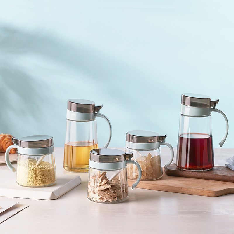 Bailock Glass Jars with Lids - 5 Piece