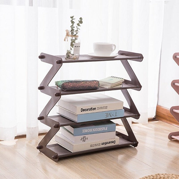 Z Shape Rack Z Shaped Shoe Rack - 4 Tier – Elevation