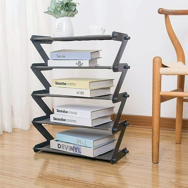 Z Shaped Shoe Rack - 5 Tier