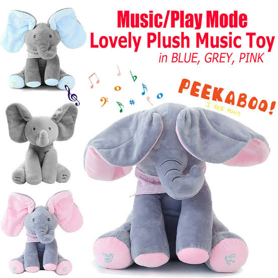 Peek-a-Boo Singing Elephant