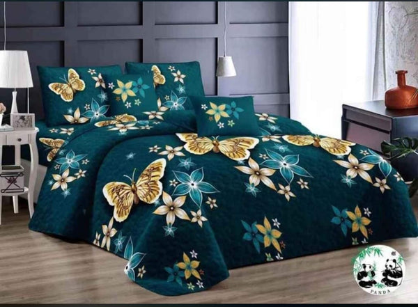 Detailed Quilt Set - 5 Piece