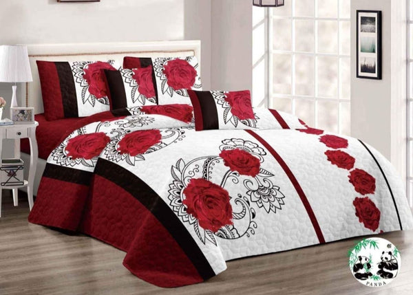 Detailed Quilt Set - 5 Piece