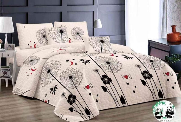 Detailed Quilt Set - 5 Piece