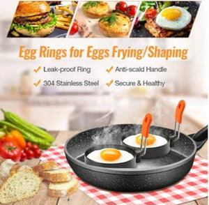 Professional Egg Rings - Set of 5