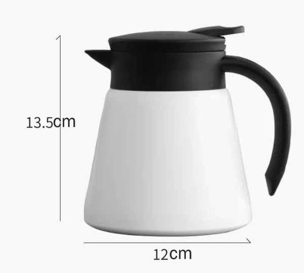 Double Wall Thermal Vacuum Flask Coffee Pot - 650ml