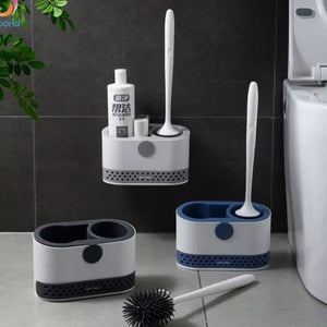 Silicone Toilet Brush with Holder