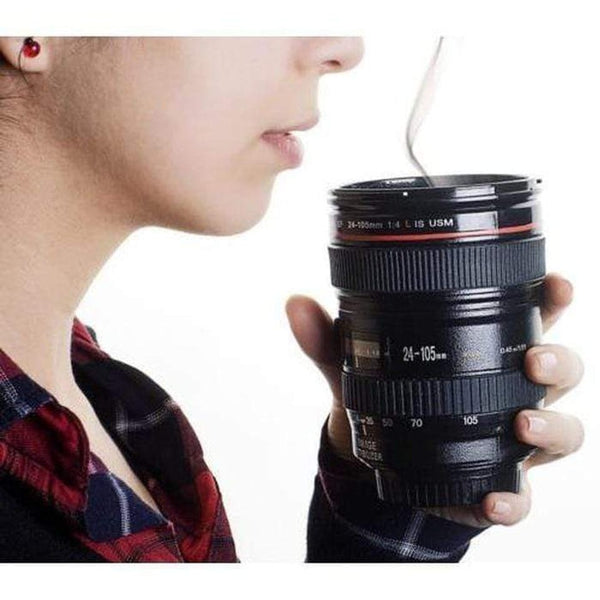 Camera Lens-Shaped Coffee Mug