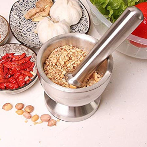 Pestle and Mortar Set - Stainless Steel 304