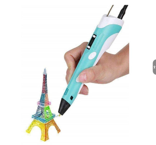 3D Handheld Drawing Printing Pen - Blue