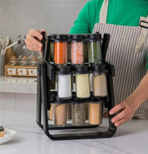 Rotating Spice Rack – Elevation