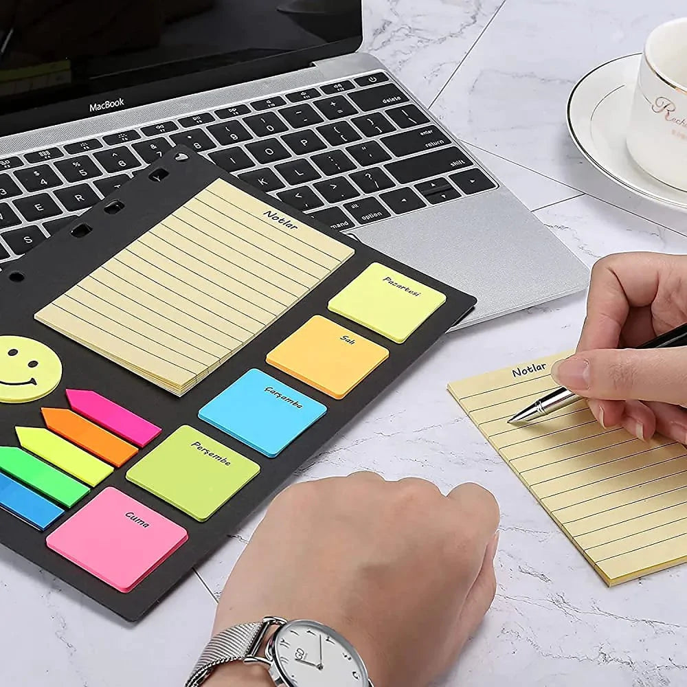 Tech Note Binder Sticky Notes and Page Marker Binder Pack – Elevation