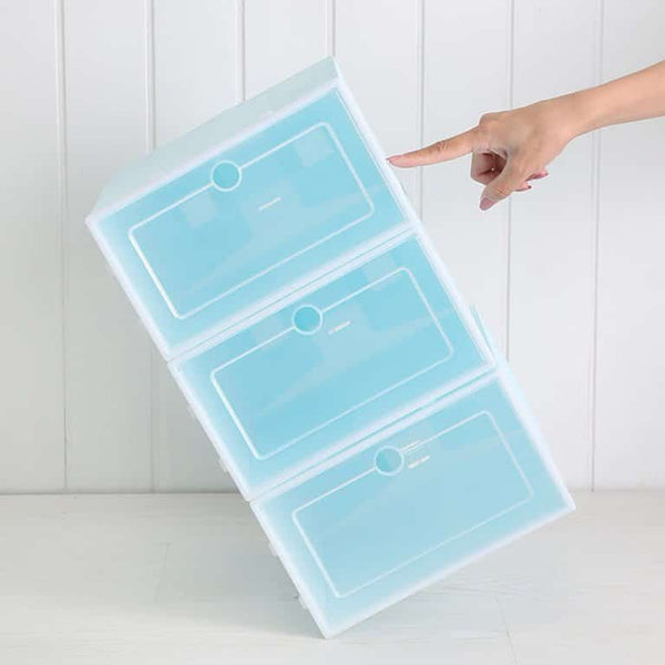 Plastic Storage Boxes - 6 Piece