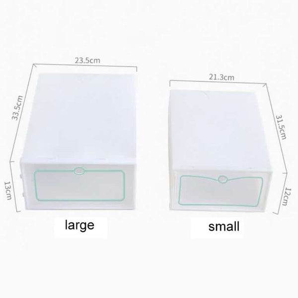 Plastic Storage Boxes - 6 Piece