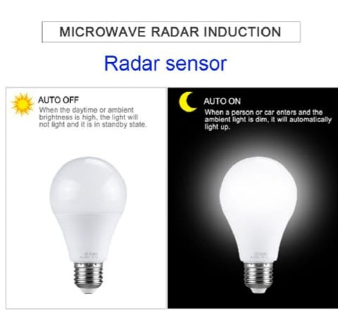 Radar Sensor LED Bulb - 9W (E27) – Elevation